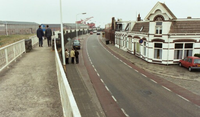 Former situation in Harlingen, old defence seawall