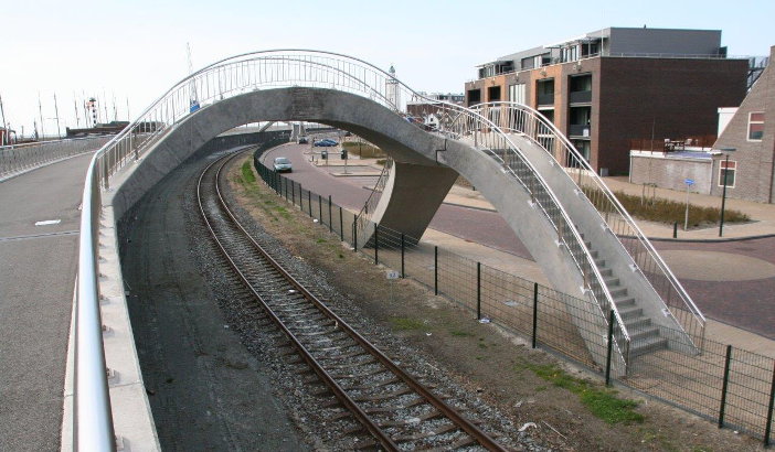 New seawall at Harlingen